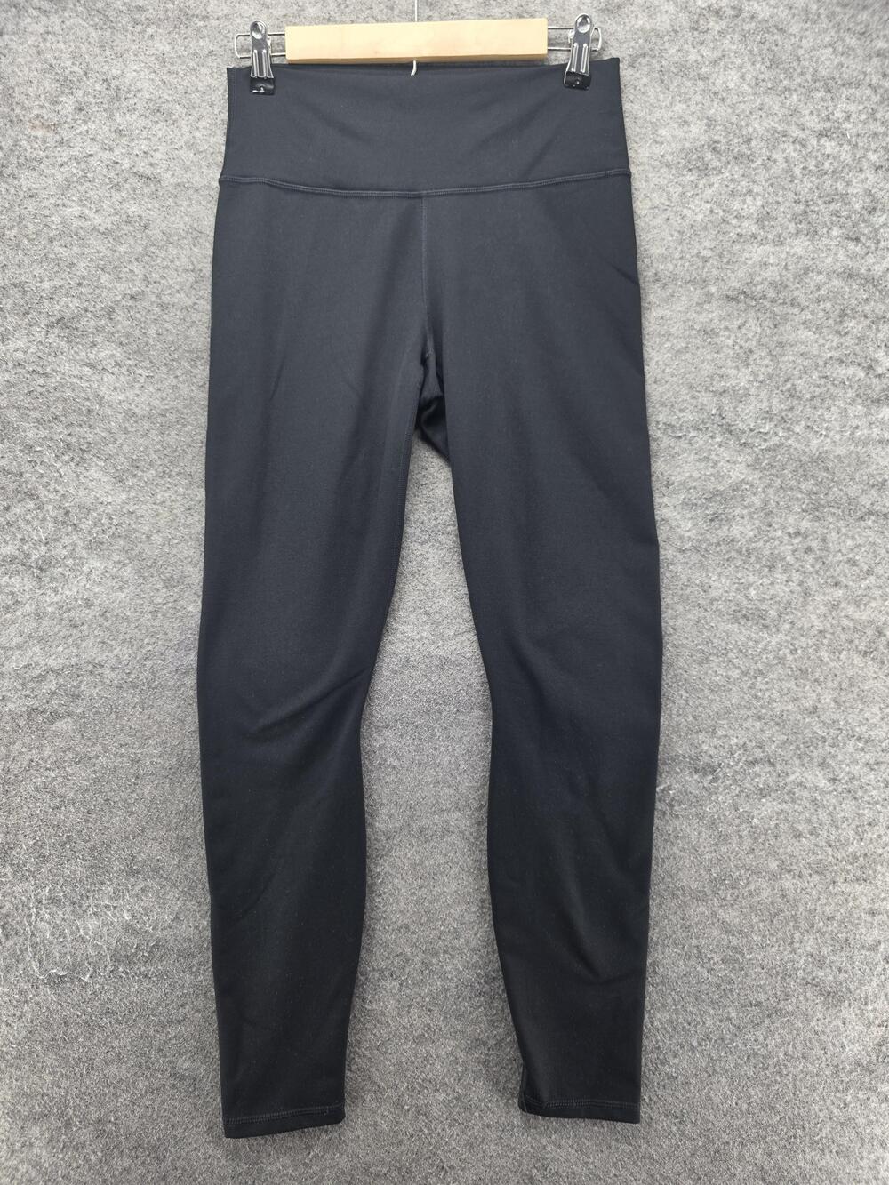 Fabletics Leggings Womens S Black Ankle PowerHold High Rise Compression